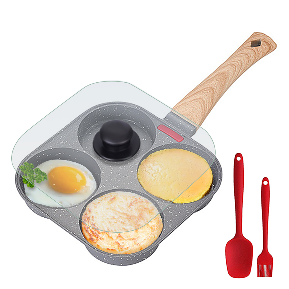논스틱 4컵 계란 프라이팬(뚜껑 포함) 알루미늄 팬케이 - Egg Waffle Pan 리뷰 및 가격