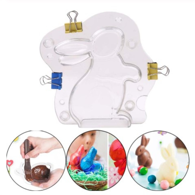 새로운 3D 토끼 모양의 초콜릿 금형 재사용 가능한 부 - Bunny Cake Mold 리뷰 및 가격