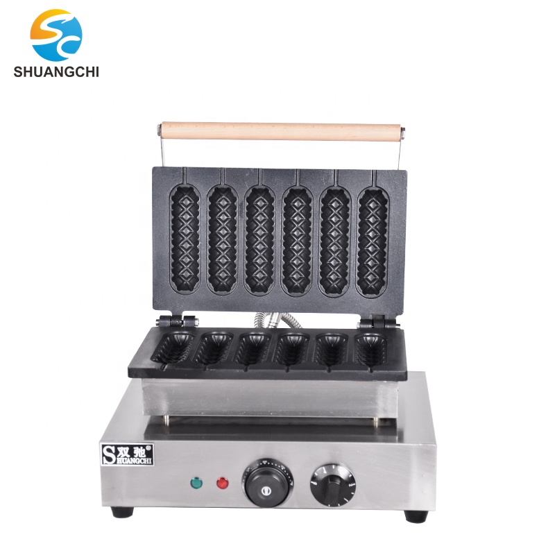 상업용 콘 핫도그 와플 스틱 메이커 6개 논스틱 스테인 - Corn Dog Stick 리뷰 및 가격