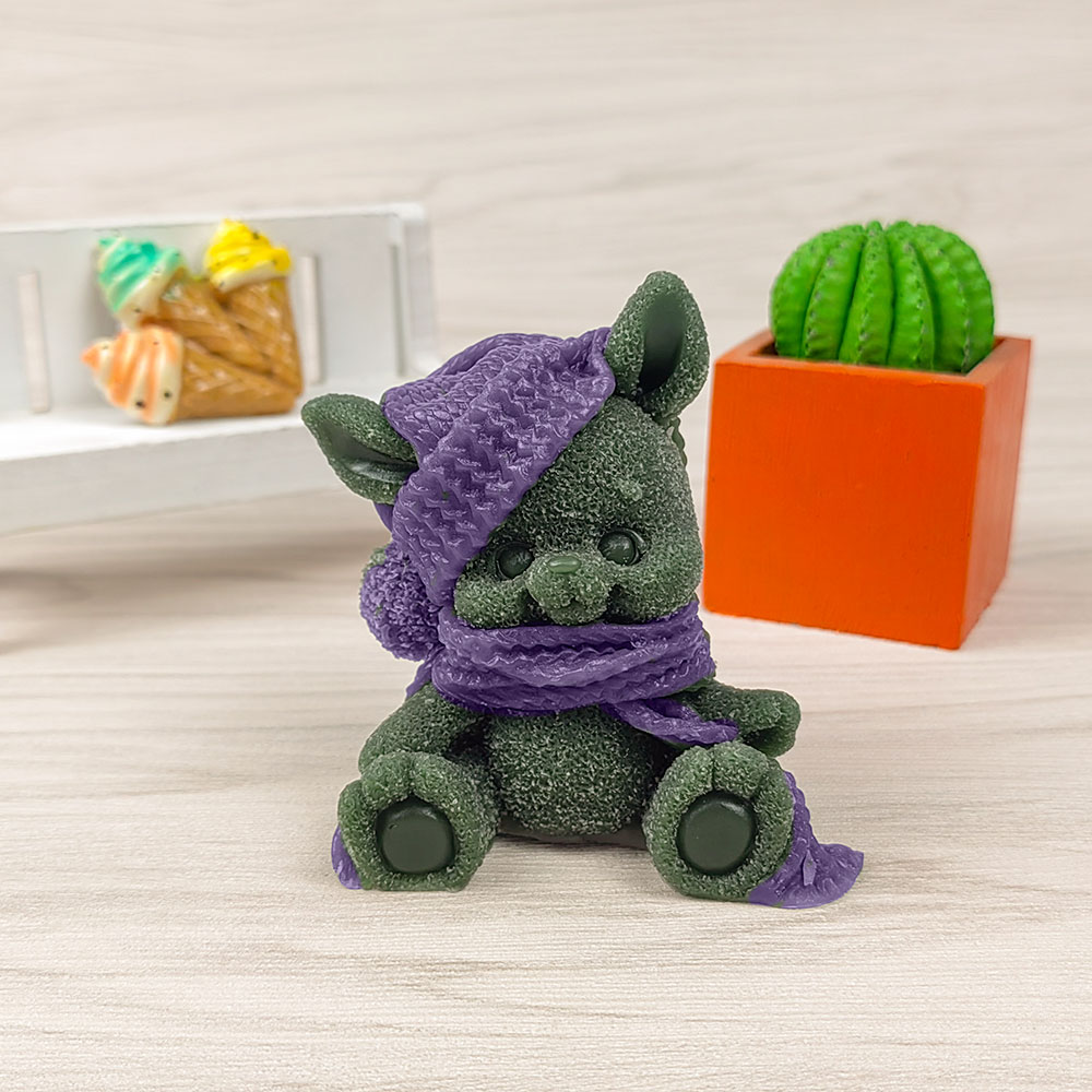 토끼 금형 비누 금형 니트 Kat & 스카프와 실리콘  - Bunny Cake Mold 리뷰 및 가격
